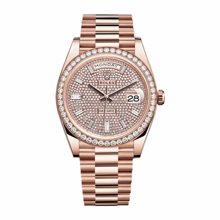 228345RBR-unitedluxury-rose-left Rolex Day-Date 228345RBR Replica - Image 1