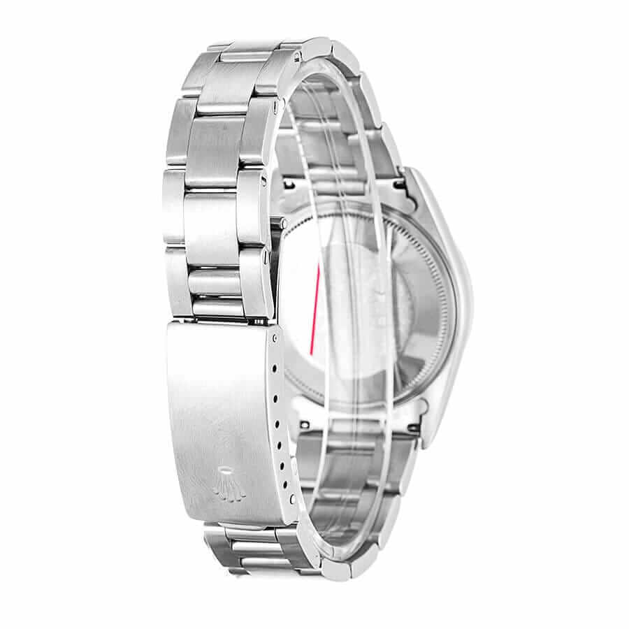 Rolex-Air-King-Silver-Baton-Back Rolex Air King 14000 Stainless Steel White Dial Replica - Image 2