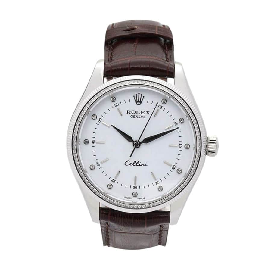 rolex-cellini-white-4233 Rolex Cellini Danaos 4233 White Dial Replica - Image 1