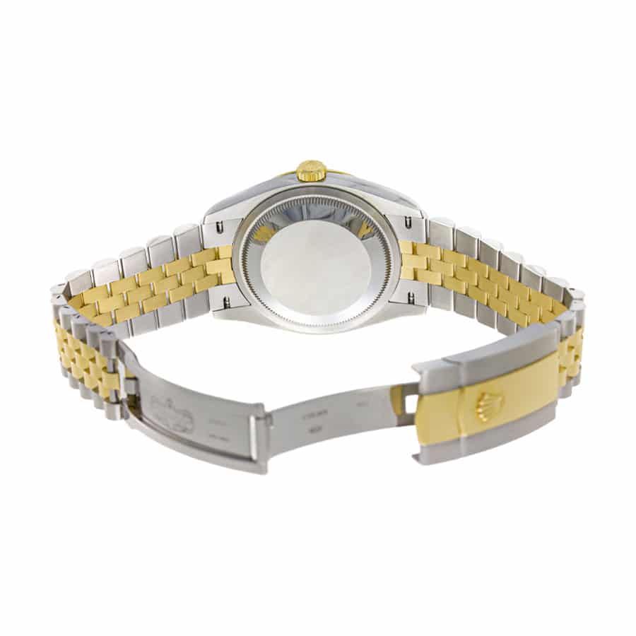 rolex-datejust-126283rbr-yellow-gold-steel-green-di Rolex Datejust Automatic 116233 Brown Dial Jubilee Replica - Image 3