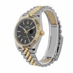 Rolex Datejust 126333 Yellow Gold & Steel Black Dial Jubilee Replica - Image 3