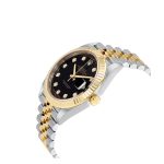 Rolex Datejust 12633BKDJ Steel Gold Automatic Black And Diamond Dial Jubilee Replica - Image 2