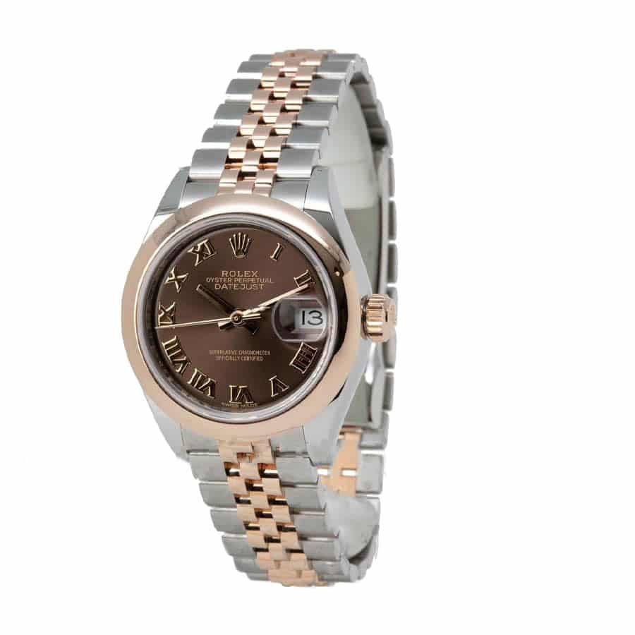 rolex-datejust-2279161-steel-everose-gold-automatic-chocolate-dial-jubilee-replica (1) Rolex 279161 Lady-Datejust Replica - Image 2