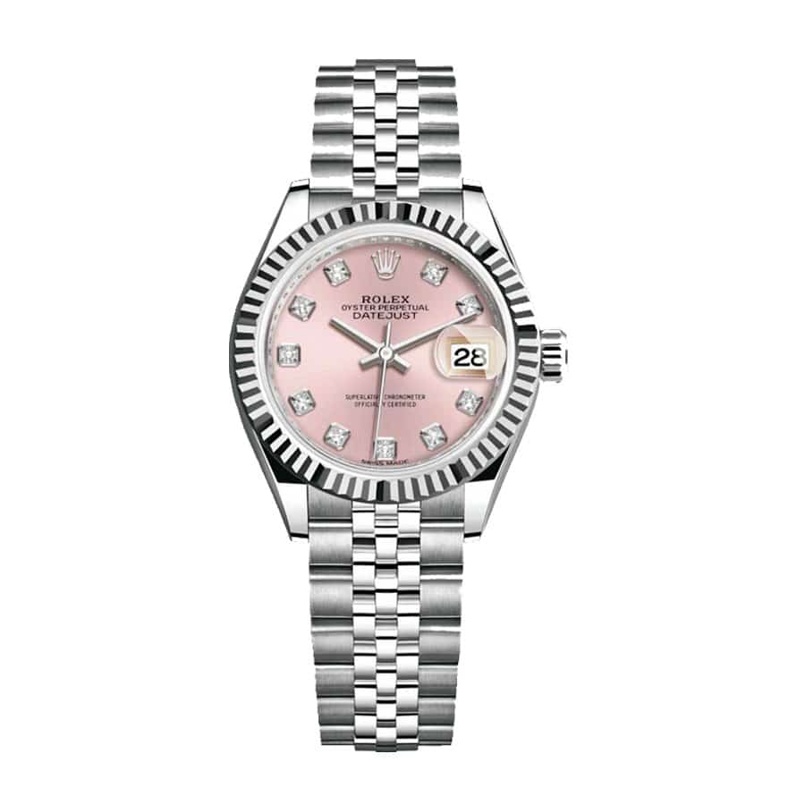rolex-datejust-279174-28mm-steel-pink-dial Lady-Datejust 279174 Pink Oyster Perpetual Replica - Image 1
