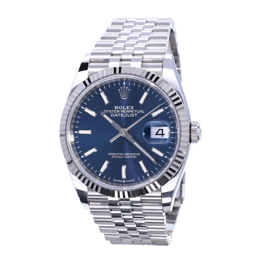 rolex-datejust-oyster-datejust-ii-steel-white-gold-126234-blue-dial Datejust 126234 Replica - Image 3