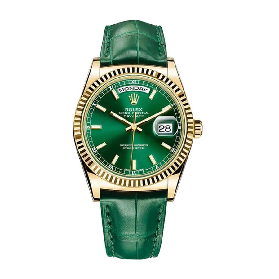 rolex-day-date-118138 Rolex Daydate 118138 Green Replica - Image 1