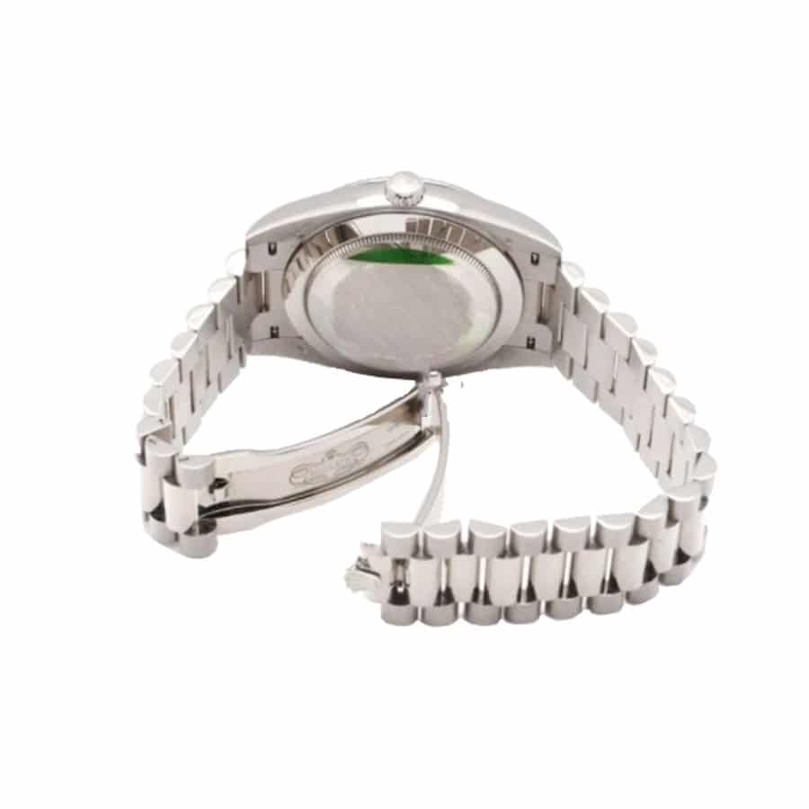 rolex-day-date-228239-kw-stainless-steel-silver-stripe-dial-2 (1) Rolex 126300 Roman Numerals Replica - Image 5