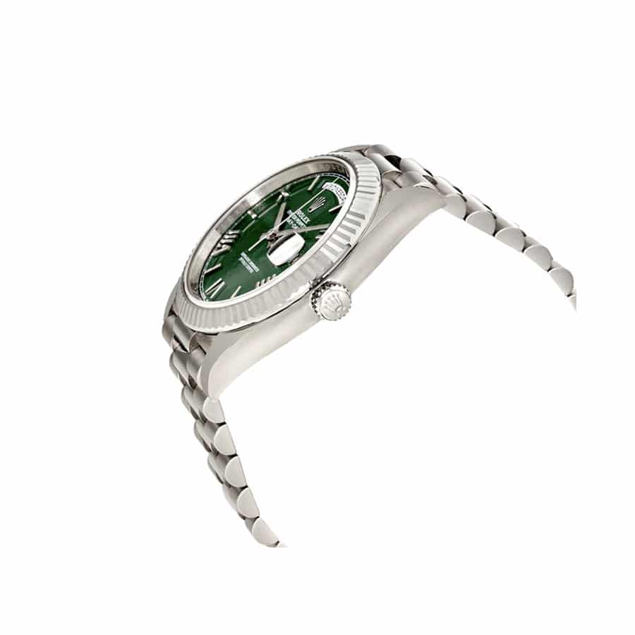 rolex-day-date-40-228239-stainless-steel-green-dial-oyster-replica Rolex 228238 Olive Green Replica - Image 3
