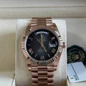 rolex-day-date-40-300x300 Rolex Day-Date 40 Black Smoke Dial Replica - Image 2