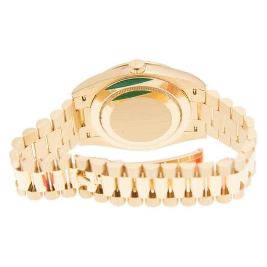 rolex-day-date-40-diamond-pave-w-red-sapphire-bezel-mens-watch-228398-drrp_3 Rolex Day-Date Yellow Gold With Pave Diamond Dial Sapphire 128348RBR-0030 Replica - Image 5