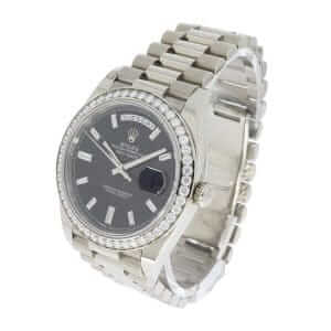 rolex-day-date-40-white-gold-diamond-bezel-40mm-watch-228349rbr-replica-300x300 Rolex DayDate Black Diamond Replica - Image 2