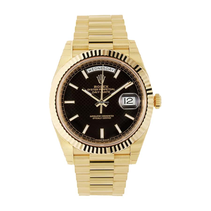 rolex-day-date-40mm-228235 Rolex Day-Date Gold Black 228235 EW Replica - Image 1