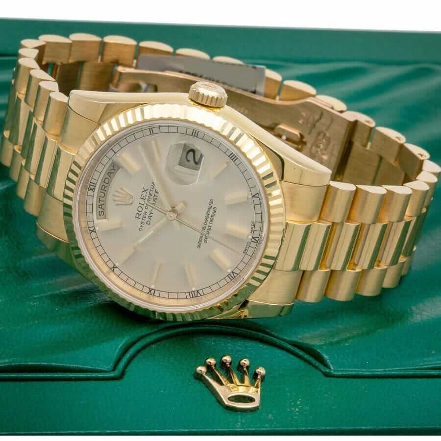 rolex-day-date-automatic-yellow-gold-champagne-dial-118238-replica Rolex Datejust Ivory 228239 Replica - Image 5