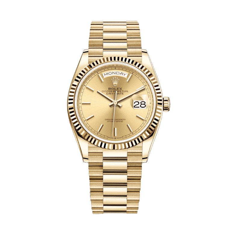 rolex-day-date-gold-dial Rolex Yellow Gold Replica - Image 1