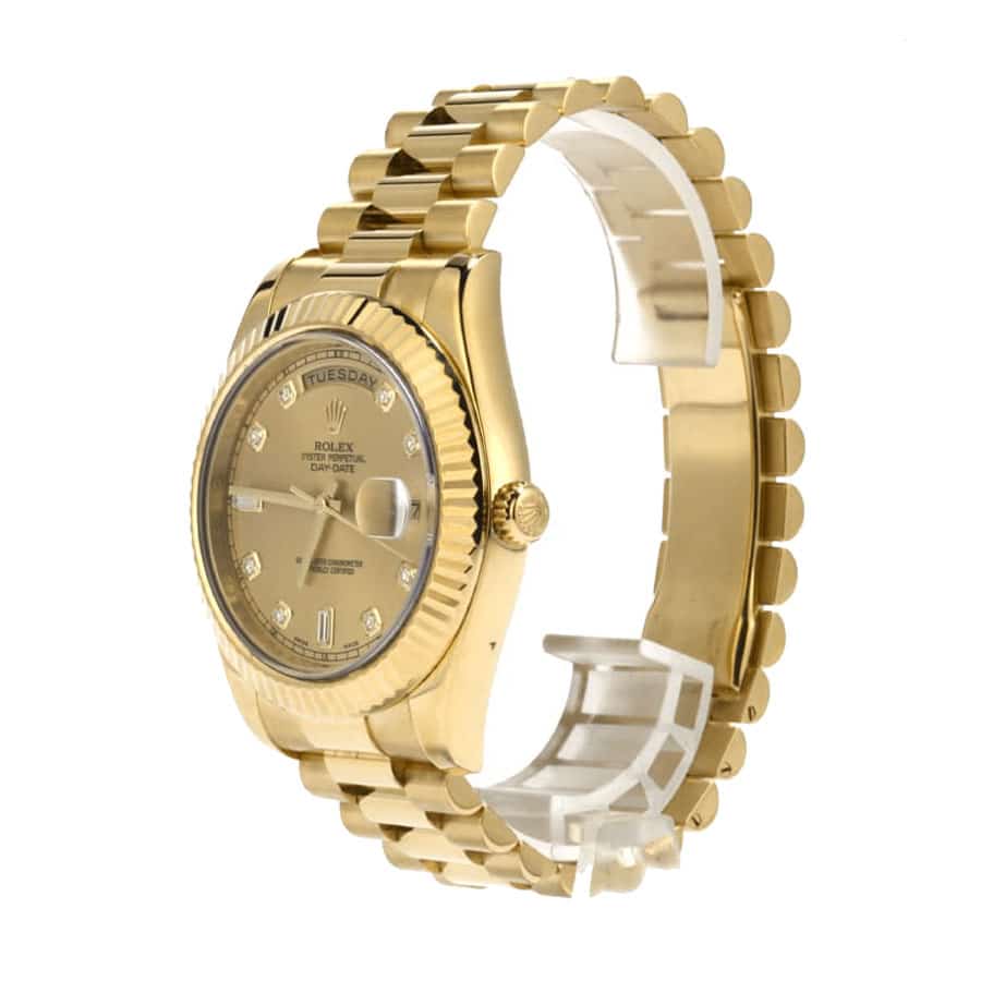 rolex-day-date-ii-218238-kw-yellow-gold-champagne-dial-replica Rolex DayDate 218238 Replica - Image 2