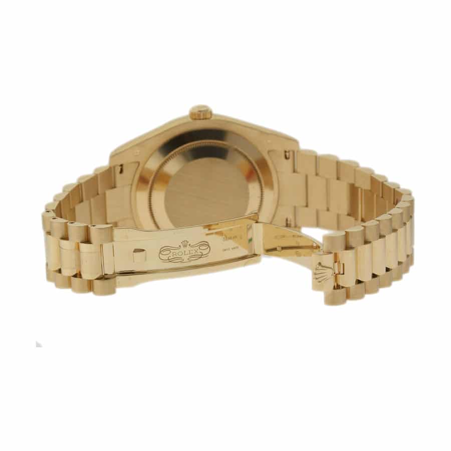 rolex-day-date-ii-collection-gold-silver-white-dial-2182382 (1) Rolex Day-Date II Collection Gold Silver White Dial 218238 Replica - Image 6