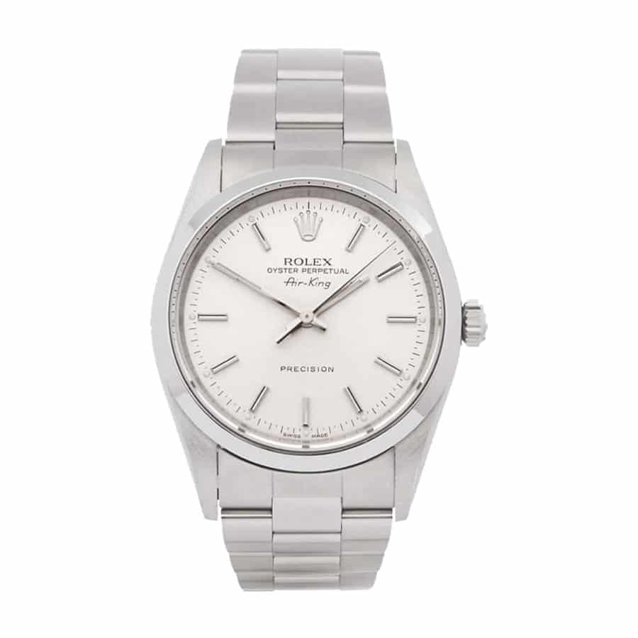 rolex-stainless-steel-air-king-white-dial-14000-oyster-replica Rolex Air King 14000 Stainless Steel White Dial Replica - Image 1