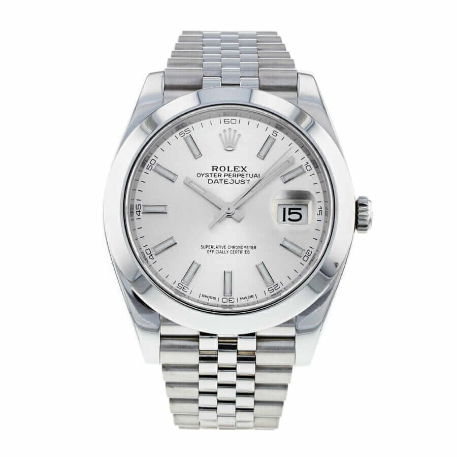 145 Rolex Datejust 126334 Silver Dial Replica - Image 1