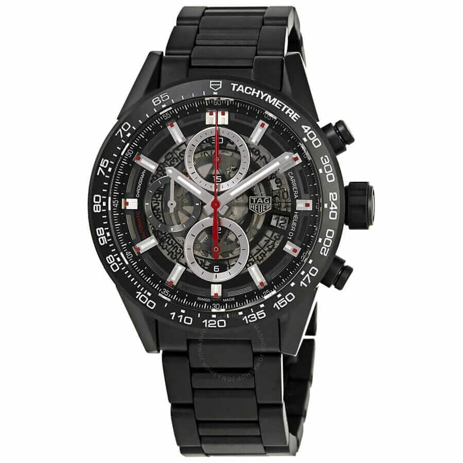 2-2-1 TAG Heuer Black Skeleton Replica - Image 2