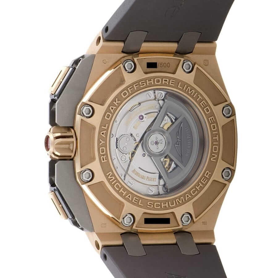 26568OM.OO_.A004CA.01rosegoldgreyback Audemars Piguet 26568OM.OO.A004CA.01 Michael Schumacher Replica - Image 4