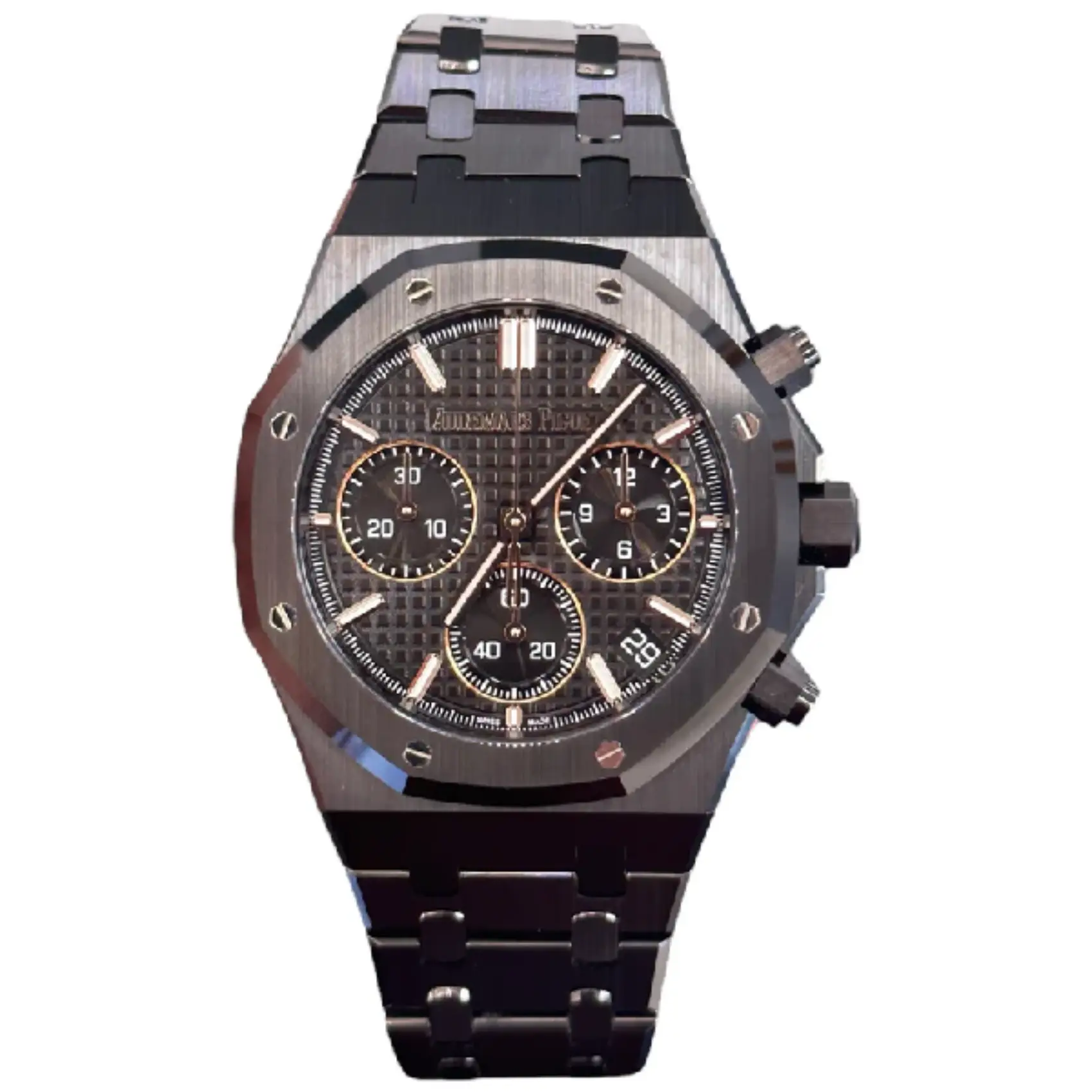 Audemars-Piguet-Royal-Oak-Chronograph Audemars Piguet 26240CE.OO.1225CE.01 Full Black Replica - Image 1