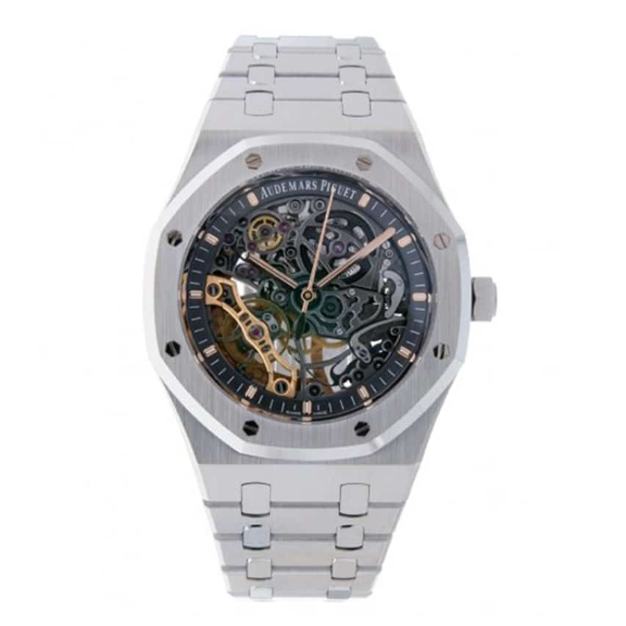 Audemars-Piguet-Royal-Oak-Double-Balance-Wheel-Openworked-15407ST-Replica-1-1 Audemars Piguet Royal Oak Double Balance Wheel Openworked 15407ST Replica - Image 1