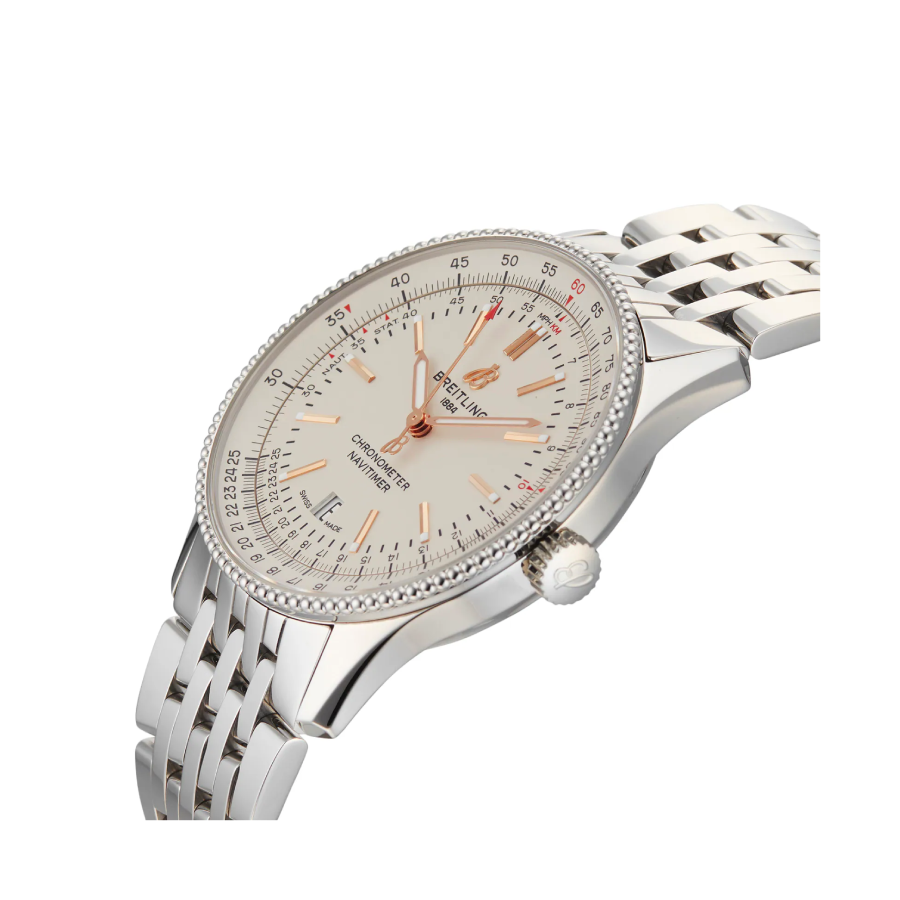 Breitling-Navitimer-41-Replica1 Breitling Navitimer 41 GMT A17326211G1A1 Replica - Image 4