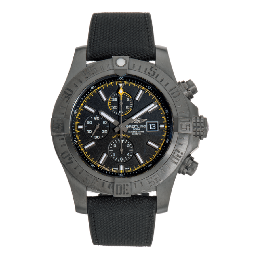 Breitling-Super-Avenger-II-Black-Steel-M133711A_BF30-Replica Breitling Super Avenger II Black Steel M133711A/BF30 Replica - Image 1