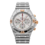 Breitling B01 AB0134101G1A1 White Dial Silver Replica