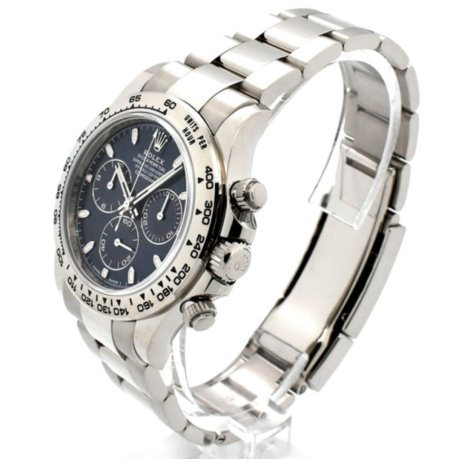 Daytona-White-Gold-Blue-Dial-Replica Daytona White Gold Blue Dial Replica - Image 3