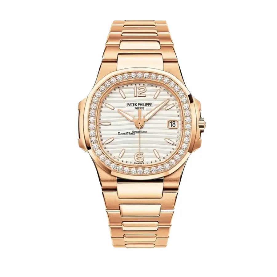 Patek-Nautilus-White-71181200R-001-Ladies-1 (1) Patek Nautilus White 7118/1200R-001 Ladies Replica - Image 1