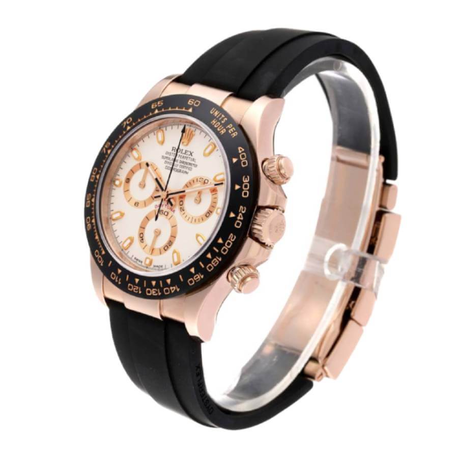 Rolex-Cosmograph-Daytona-Rose-Gold-Oysterflex-116515replica-2 Rolex Cosmograph Daytona Rose Gold Oysterflex 116515 Replica - Image 2