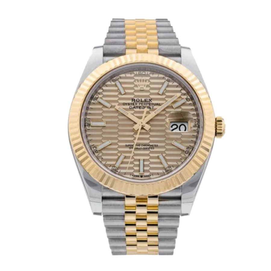 Rolex-Datejust-41-126333-Gold-Motif-Replica Rolex Datejust 41 126333 Gold Motif Replica - Image 1