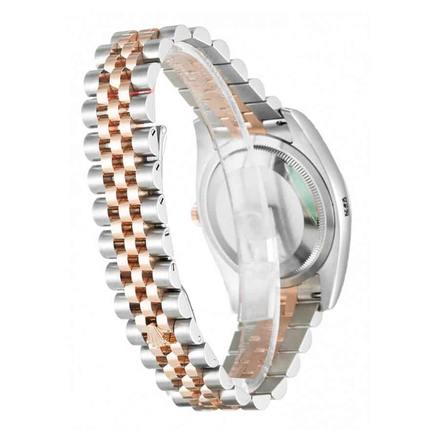 Rolex-Datejust-Chocolate-Floral-Diamond-Replica-Back Rolex 279171-0021 Everose Replica - Image 3