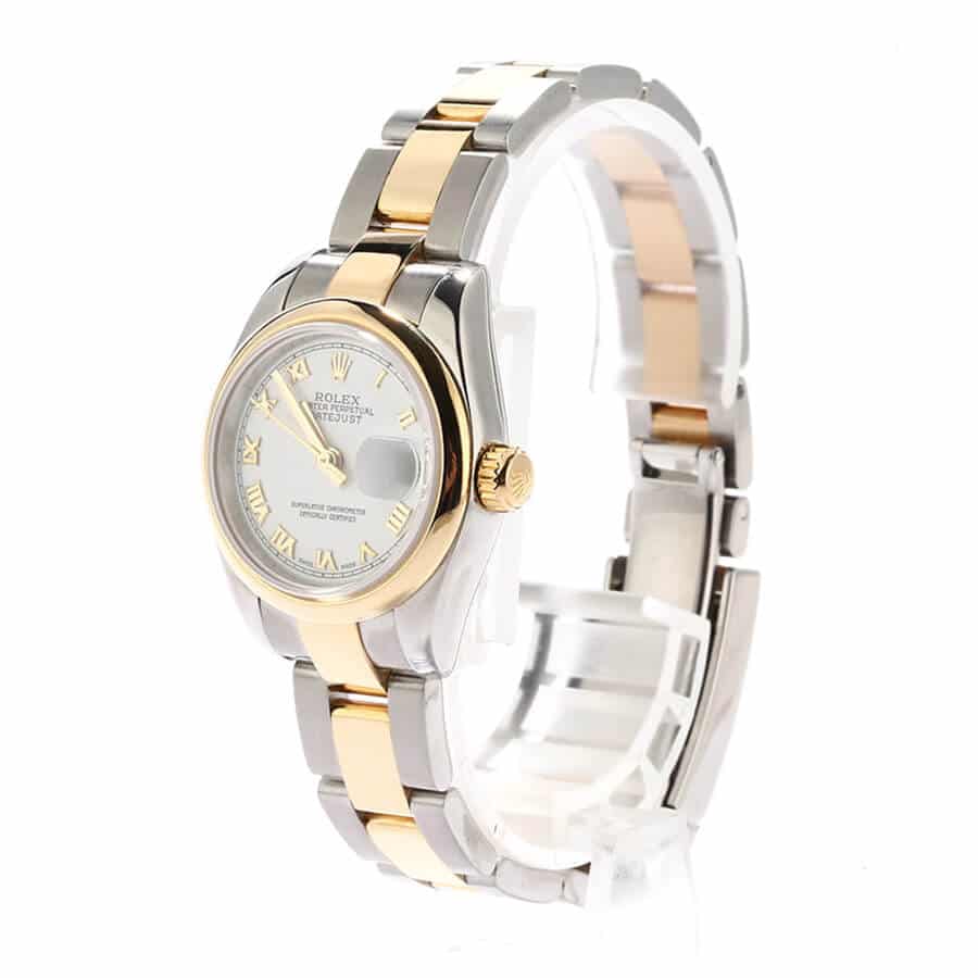 Rolex-Datejust-Lady-Yellow-Gold-Replica-Left Ladies Datejust 179163 Replica - Image 2