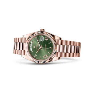 Rolex-Day-Date-Rose-Gold-Green-Roman-Dial-Replica1-300x300 Rolex Day-Date Rose Gold Green Roman Dial Replica - Image 3