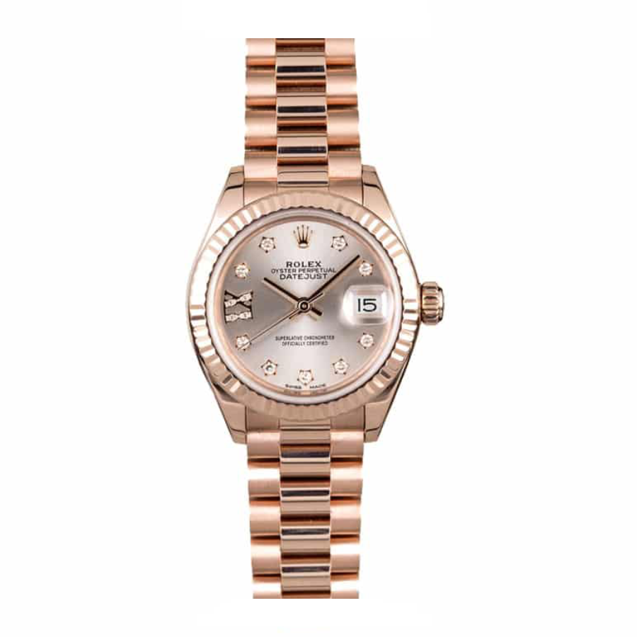 Rolex-Everose-Gold-Replica Rolex Datejust 279175 Rose Pink Star Diamond Replica - Image 1