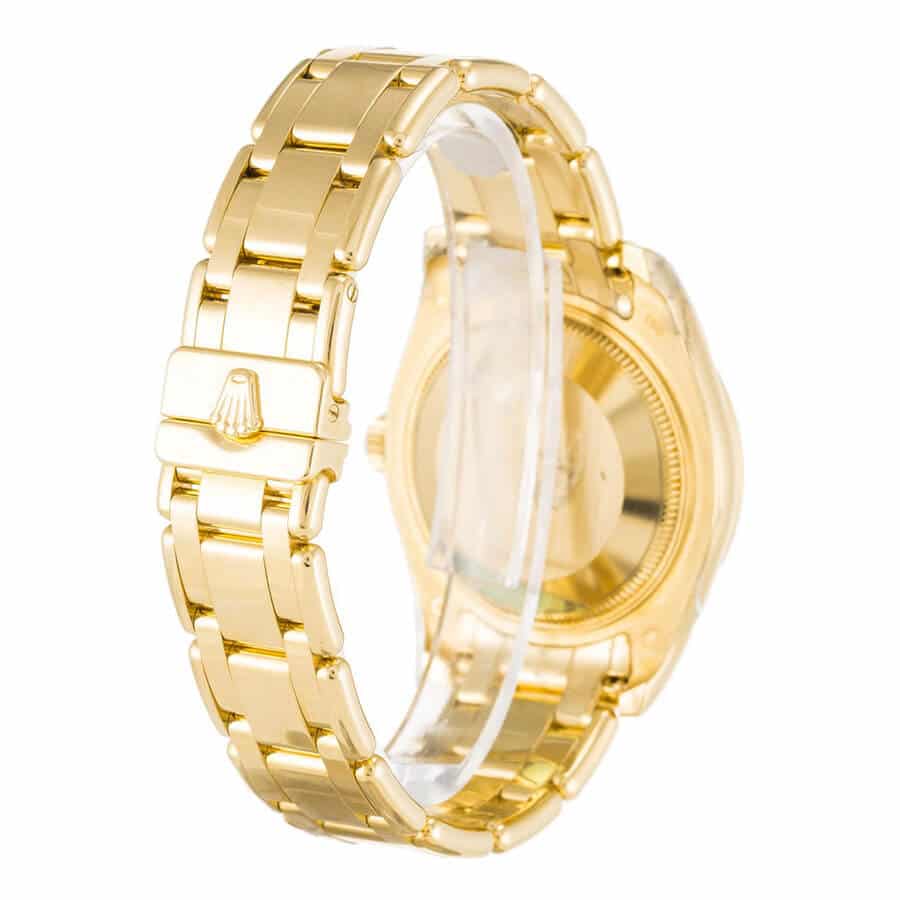 Rolex-PearlMaster-Silver-Diamond-Replica-Back Rolex Pearl Master 81208 Gold & Diamond Dial Replica - Image 3