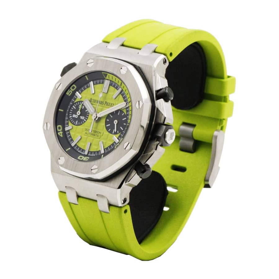 ap-green-chronograph-dial Audemars Piguet Royal Oak Offshore 26703ST.OO.A051CA.01 Replica - Image 5