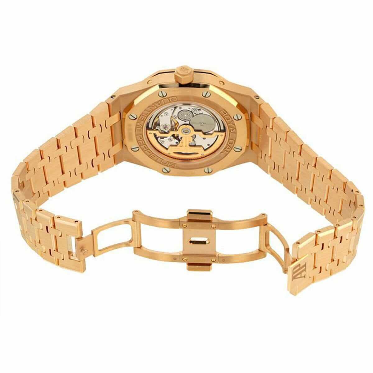 ap-rose-gold-blue-dial-3 Audemars Piguet 26240OR.OO.1320OR.01 Rose Gold Blue Dial Replica - Image 2