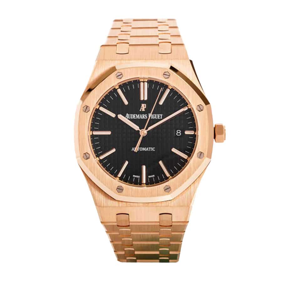 audemars-piguet-royal-oak-15400or-oo-1220or-01-black-dial-replica Audemars Piguet Royal Oak 15400OR.OO.1220OR.01 Replica - Image 1