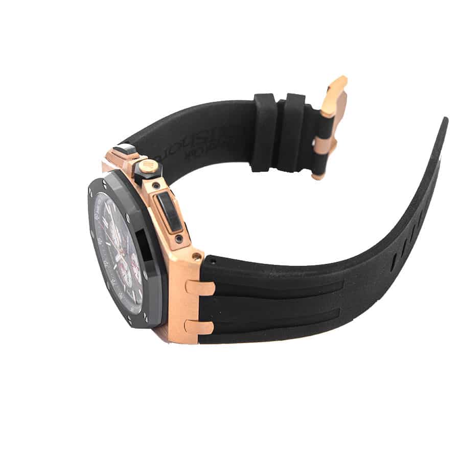 audemars-piguet-royal-oak-4 Audemars Piguet 26401RO.OO.A002CA.01 Rose Gold Black Replica - Image 2