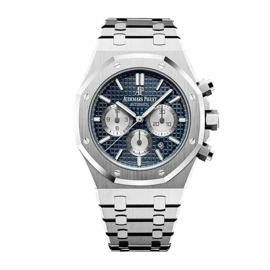 audemars-piguet-royal-oak-41mm-blue-dial-6331st-oo-1220st-01-replica Audemars Piguet Royal Oak Chronograph 26331ST.OO.1220ST.01 Replica - Image 1