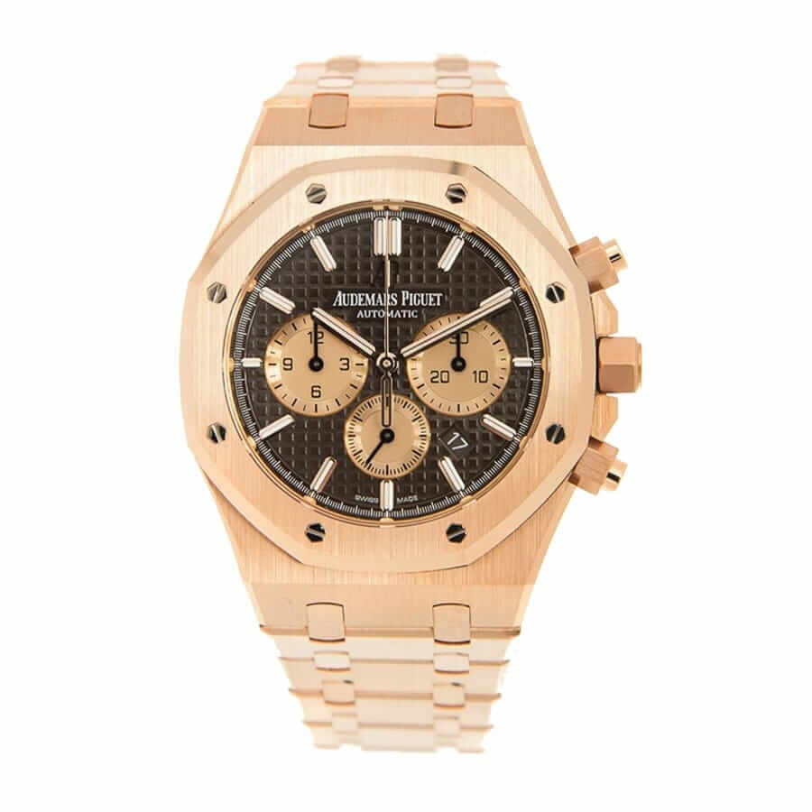 audemars-piguet-royal-oak-chocolate-dial-26331or-oo-1220or-02-replica Audemars Piguet Royal Oak Chronograph 26331OR.OO.D821CR.01 Replica - Image 1