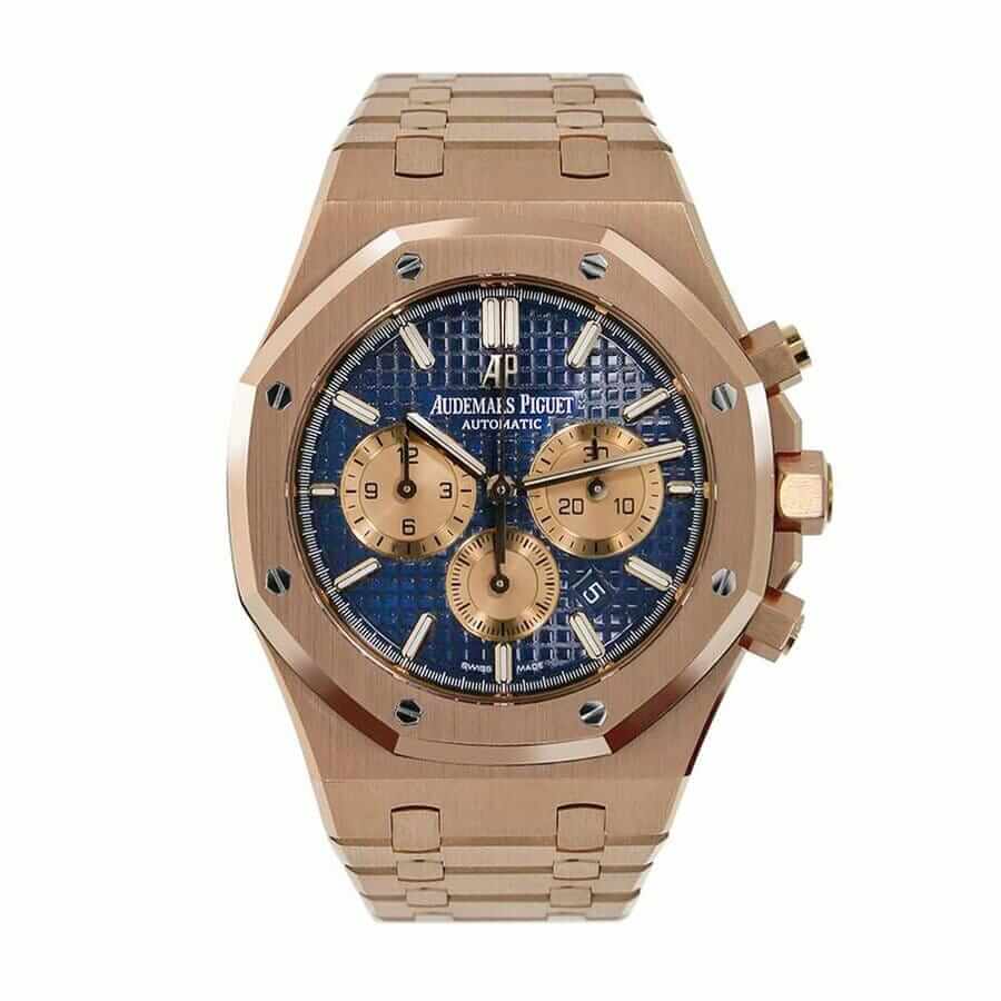 audemars-piguet-royal-oak-grande-tapisserie-dial-26331or-oo-1220or-01-replica Audemars Piguet 26331OR.OO.1220OR.01 Royal Oak Blue Replica - Image 1