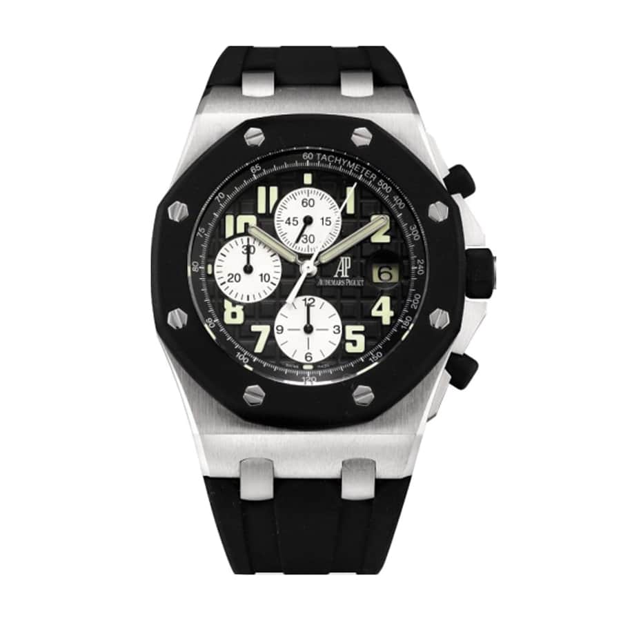 audemars-piguet-royal-oak-offshore-black-rubber-glad-ss-1 Audemars Piguet 25940SK.OO.D002CA.03 Chronograph Replica - Image 1
