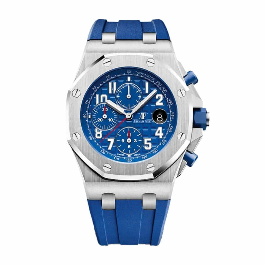 audemars-piguet-royal-oak-offshore-blue-dial Audemars Piguet 26408OR.OO.A010CA.01 Navy Replica - Image 1