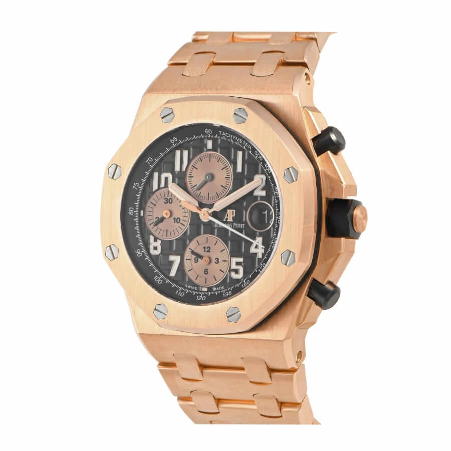 audemars-piguet-royal-oak-offshore-diver-1-3 Audemars Piguet 26470OR.OO.A002CR.02 Rose Gold Méga Tapisserie Replica - Image 3