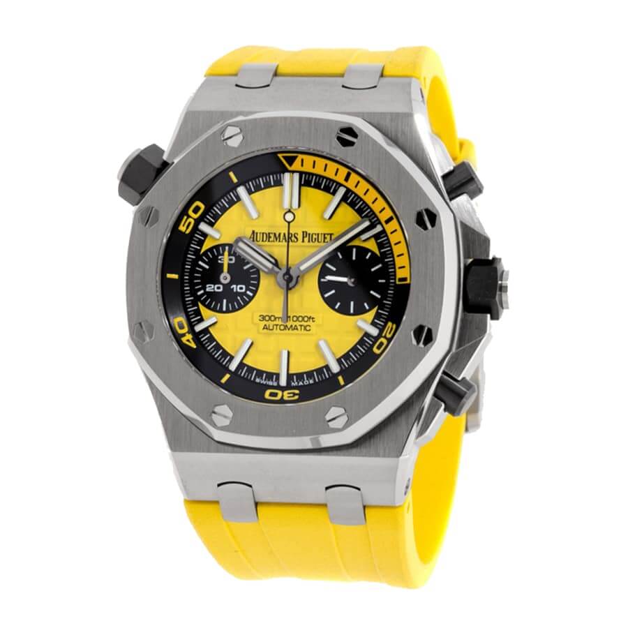 audemars-piguet-royal-oak-offshore-diver-chronograph-yellow-42mm-replica Audemars Piguet 26703ST.OO.A051CA.01 Diver Replica - Image 4