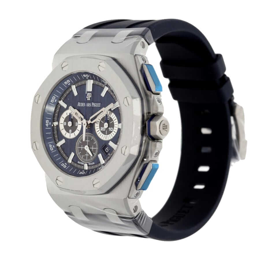 audemars-piguet-royal-oak-offshore-novelty-chronograph-2017-platinum-blue-2680ti-oo-a027ca-01-replica Audemars Piguet 26480TI.OO.A027CA.01 Royale Oak Blue Replica - Image 2